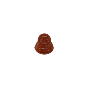 Dije forma de buda de piedra ágata cornalina