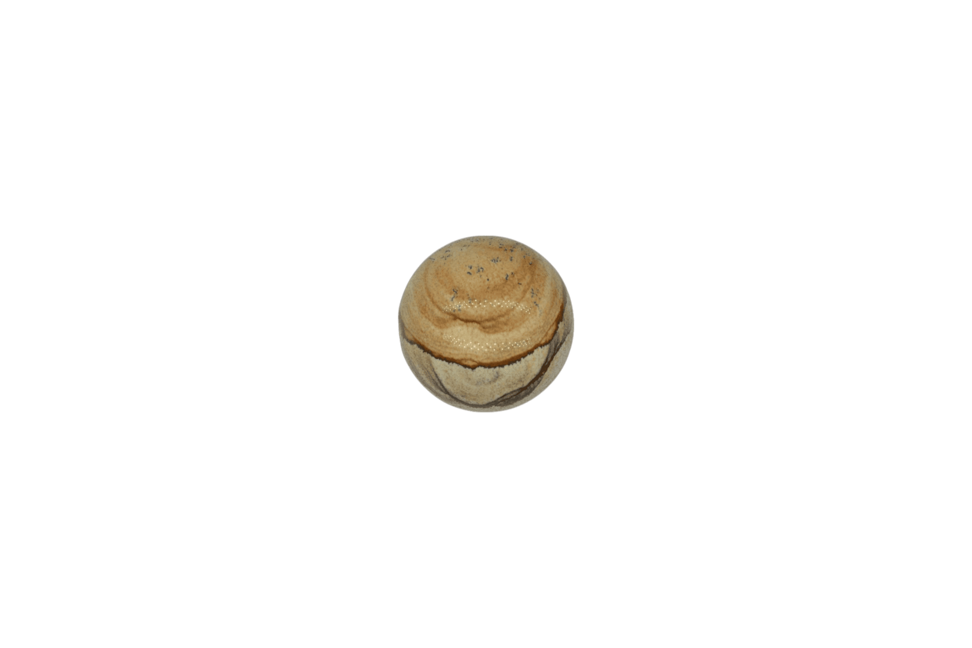 Esfera de piedra jaspe madera de 40mm