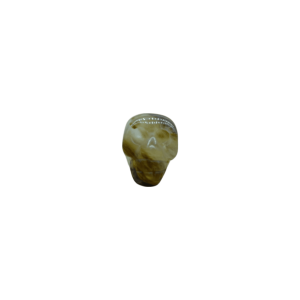 Dije en forma de calavera de piedra lodolita