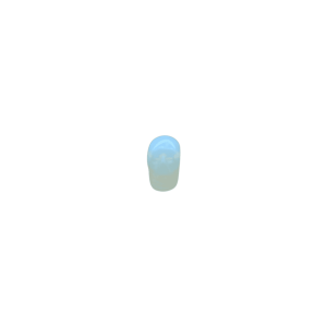 Dije de piedra luna en forma de calavera chica