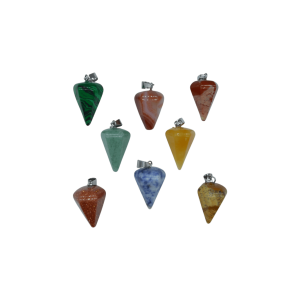 DIJES DE PIEDRA TIPO PÉNDULO