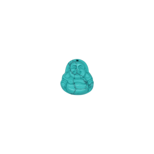Dije forma de buda de piedra turquesa