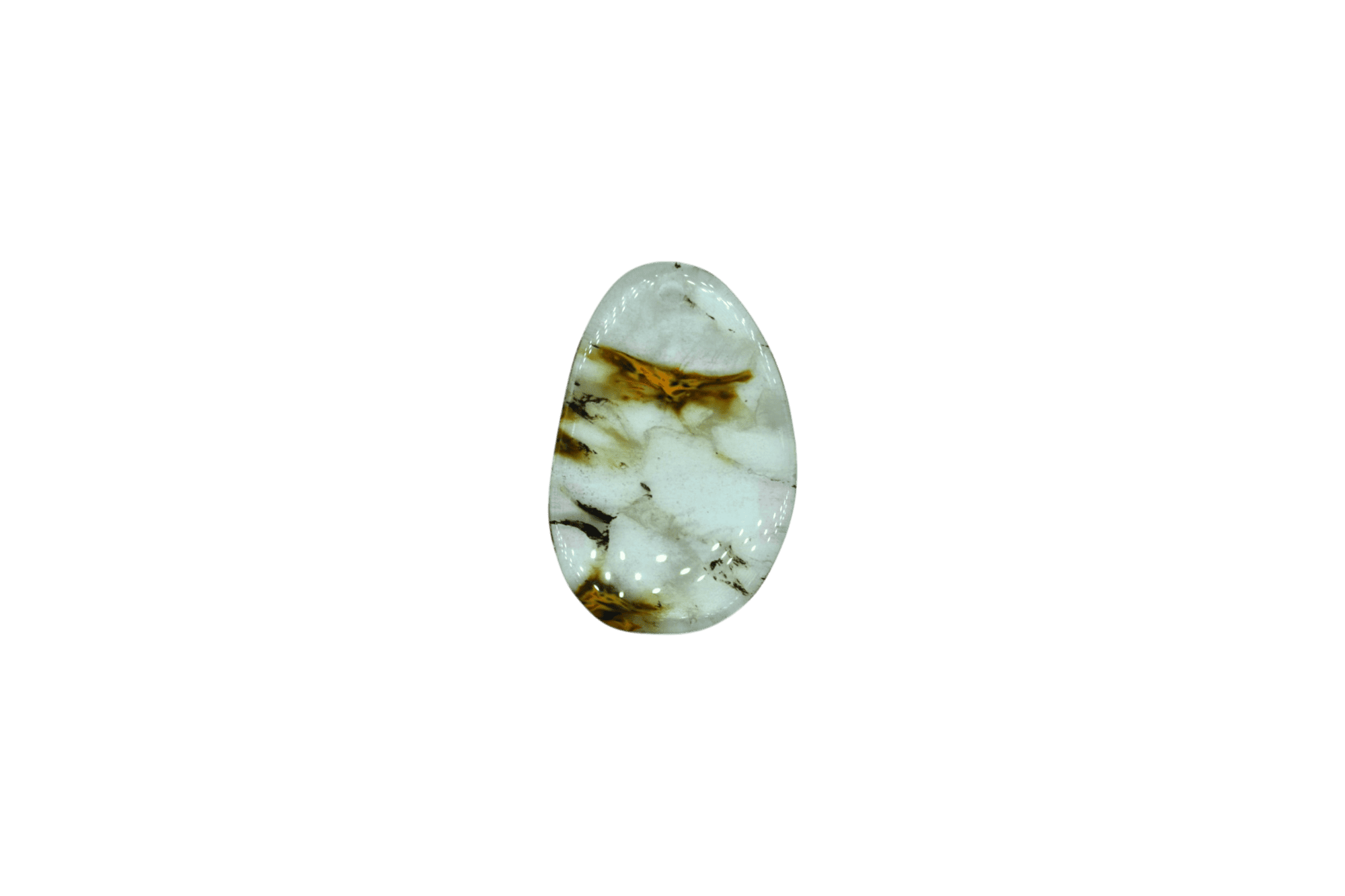 Lengueta de piedra lodolita con perforación