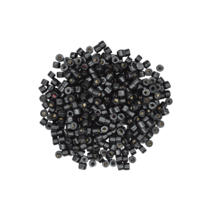 Cuentas de madera tipo tubo de 5x4mm | Color negro