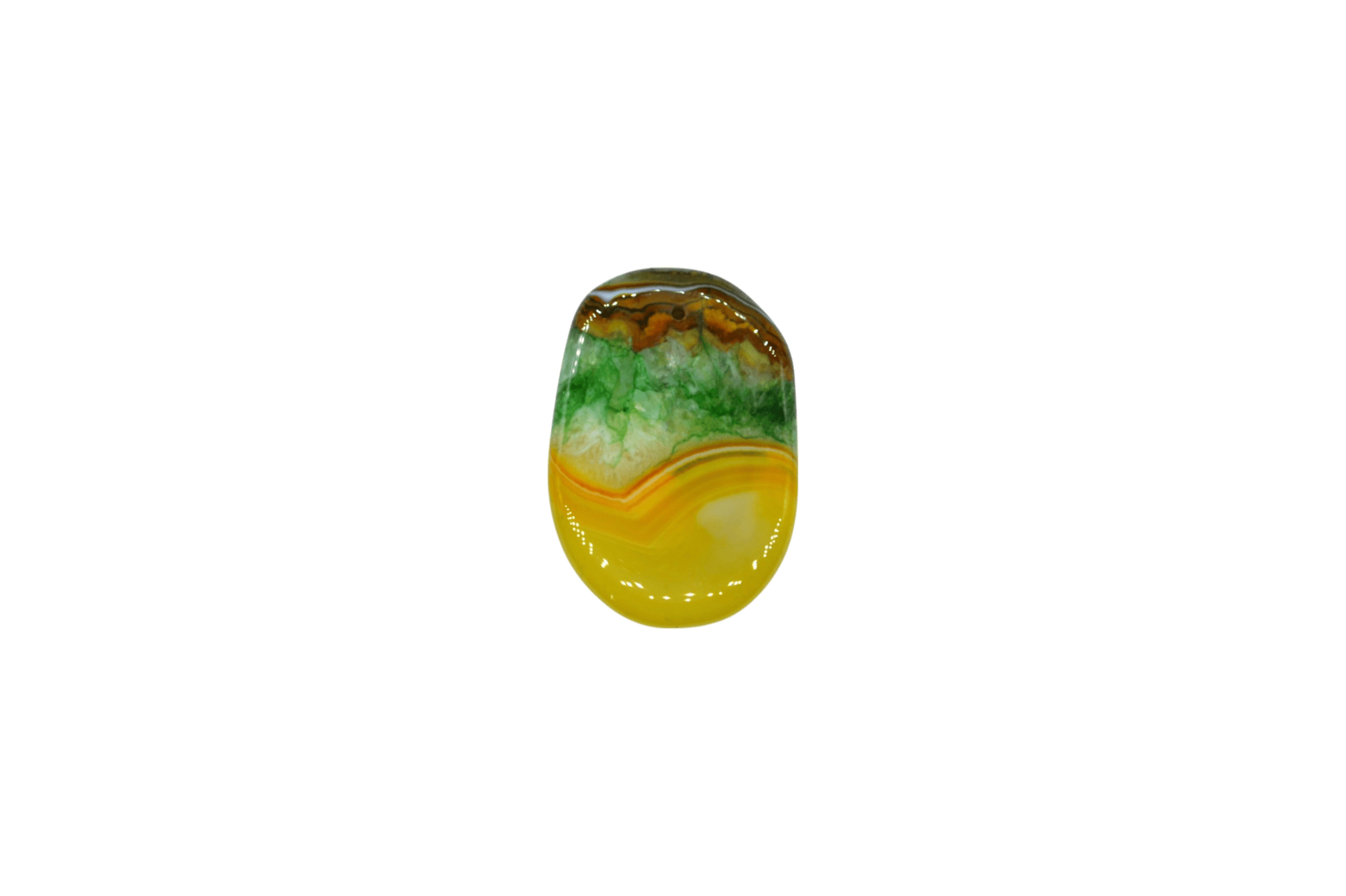 Lengüetas de piedra ágata de madagascar con perforación - Imagen 9